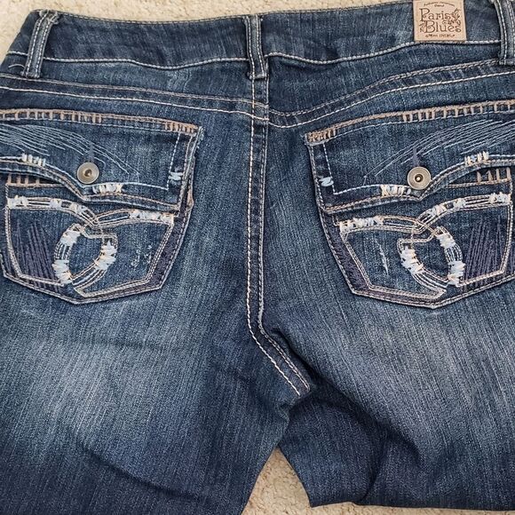 Paris Blues Denim - Paris Blues Distressed Capri's 11